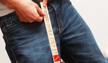 Penis size measurement