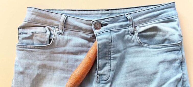 the carrot symbolizes the penis enlarged by soda